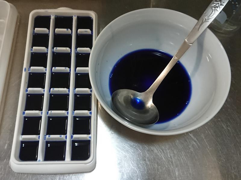 蝶豆花冰块保存法