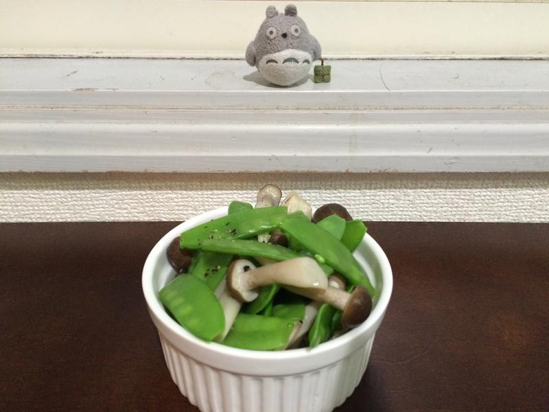 三分钟蘑菇荷兰豆