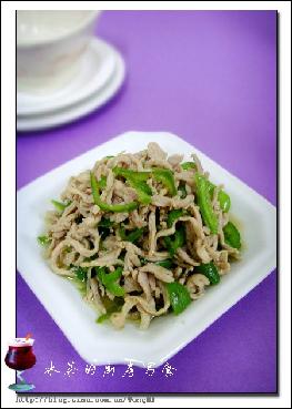 青椒炒肉丝