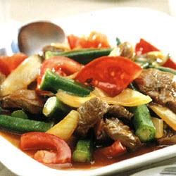 秋葵烧牛肉
