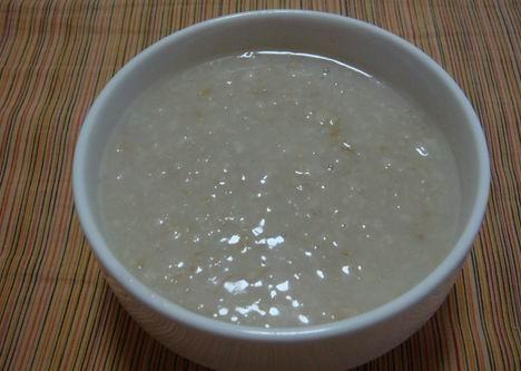 小米麦片粥