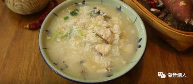 潮汕冬菜草鱼粥
