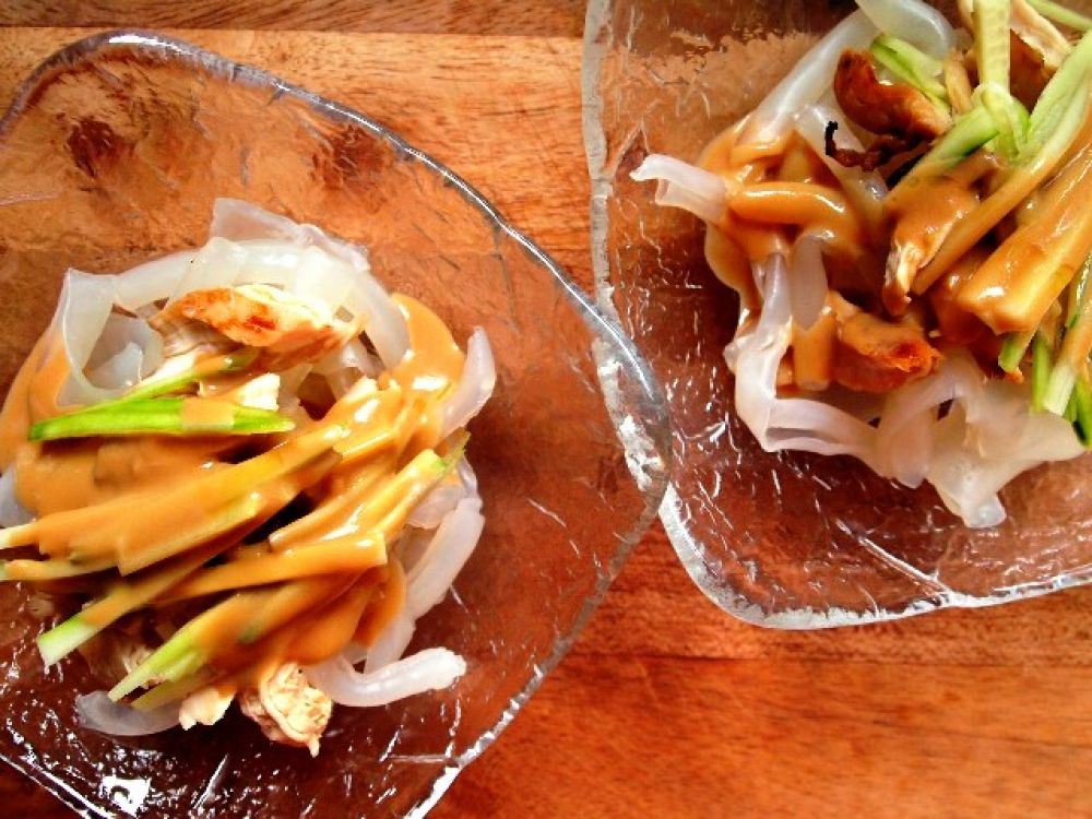 中式凉拌鸡丝粉皮