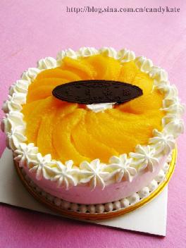 黄桃奶油蛋糕
