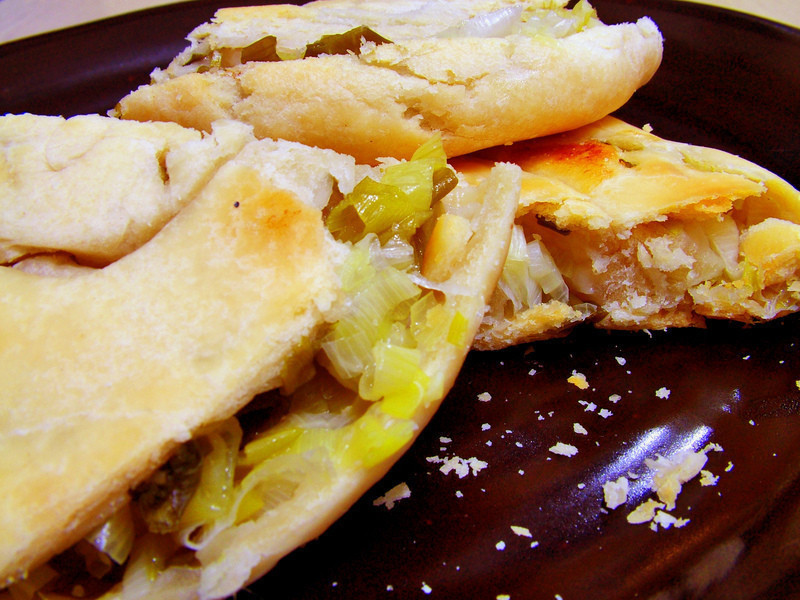 手作葱油酥饼
