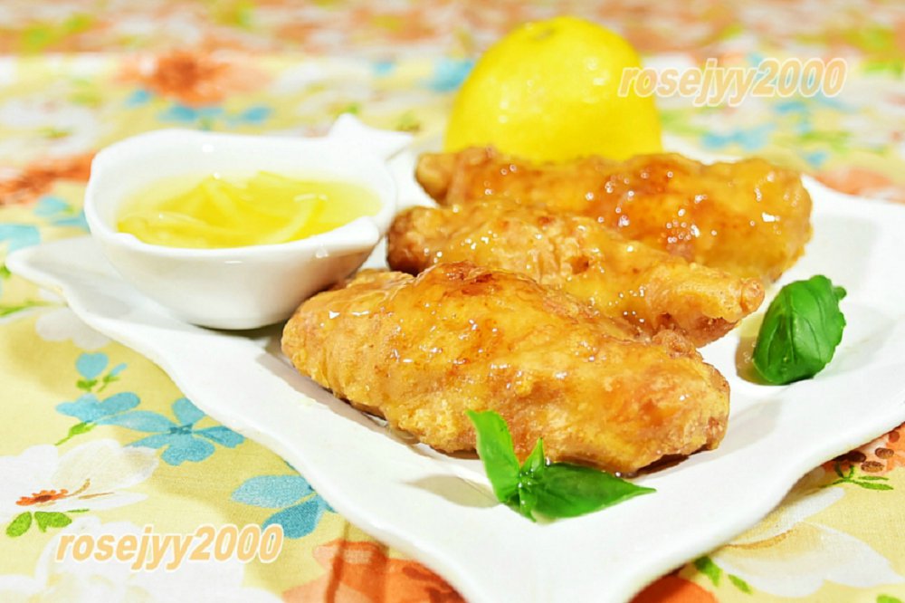 柠檬汁鸡条