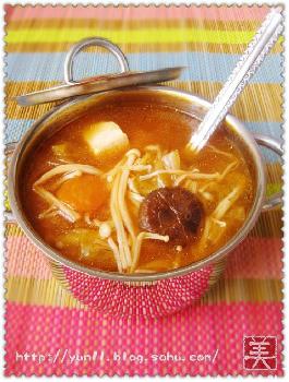辣白菜豆腐汤