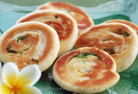香煎葱油饼
