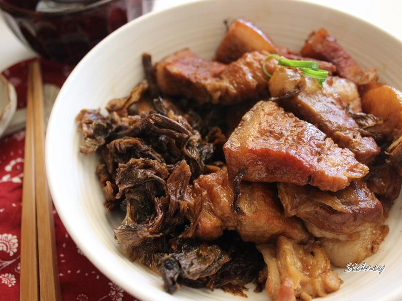 梅干菜卤肉