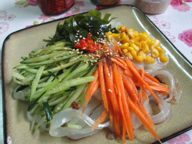 自制绿豆粉皮