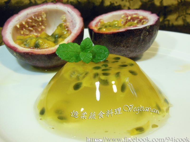 洋菜百香果冻