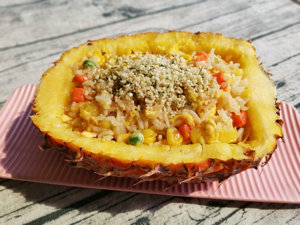 火麻菠萝炒饭