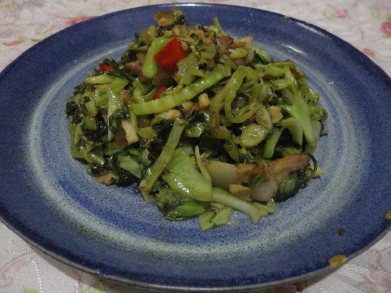 自制咸菜炒猪肉