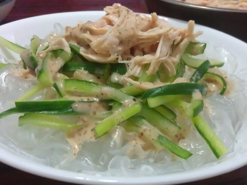 夏日简易清爽之鸡丝粉皮
