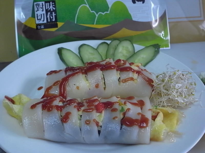 亲子河粉海苔蛋饼