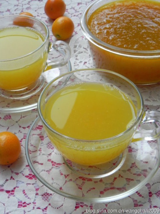 金桔蜂蜜茶