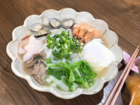 海鲜鸡汤河粉