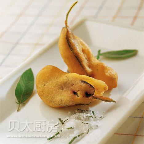 鼠尾草梨子甜点