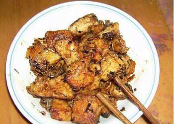孜然红烧青鱼块