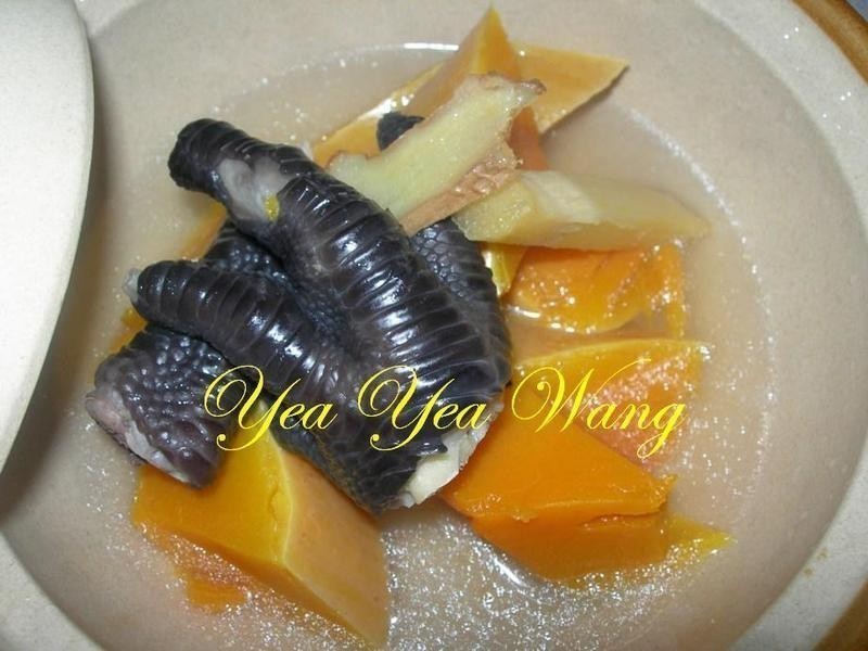 甘蔗南瓜鸡脚汤