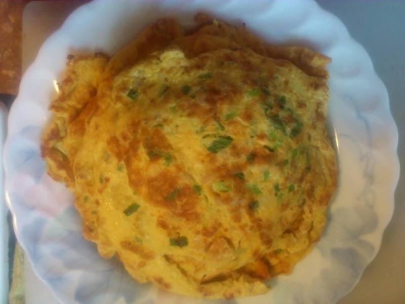 葱香菜脯蛋