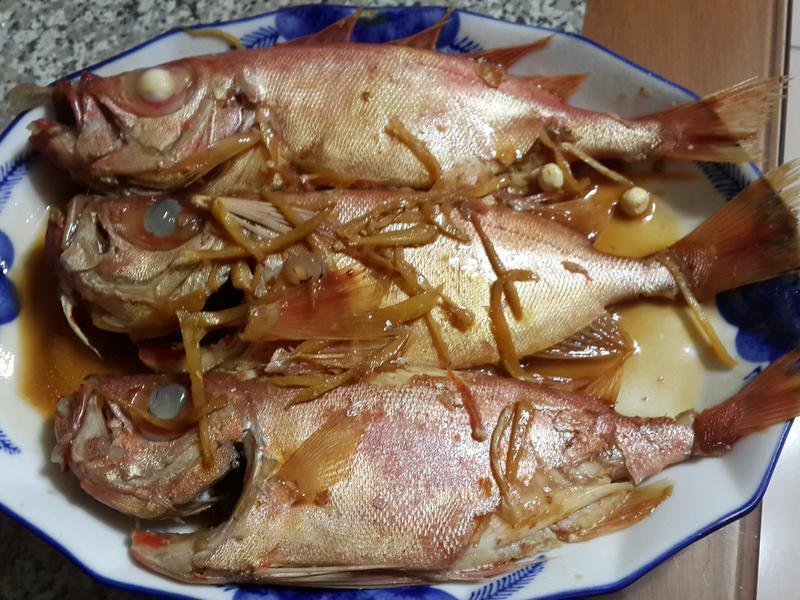 姜烧红目鲢鱼