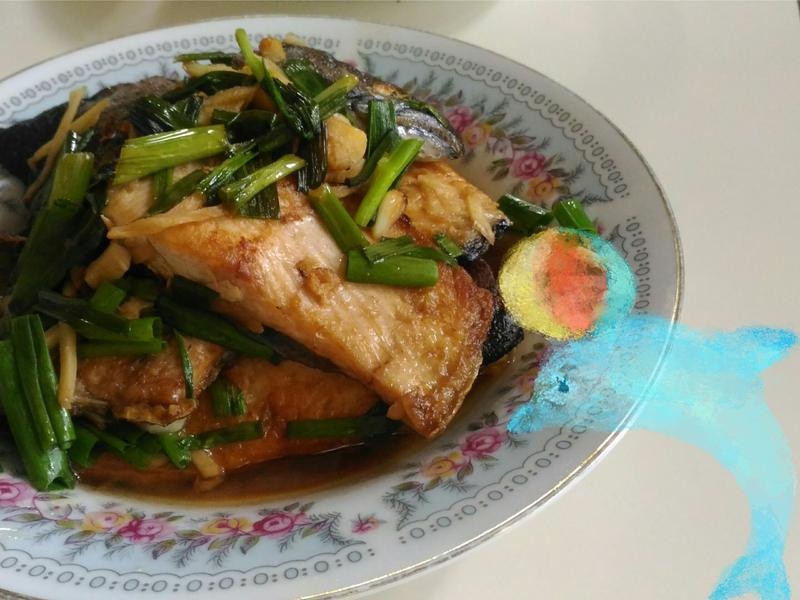 煎鳟鱼