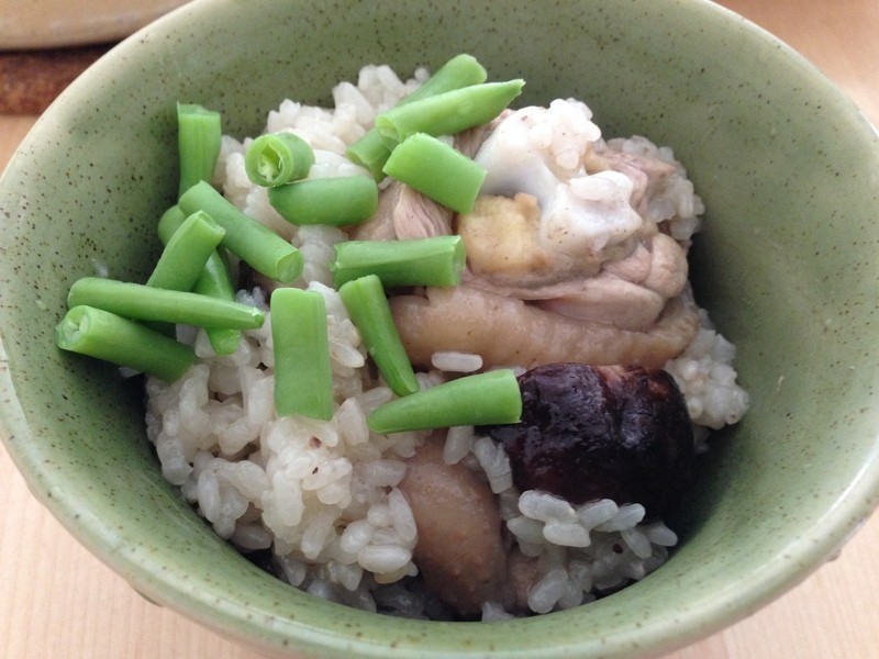 香菇鸡腿糯米鸡饭