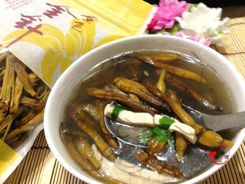 金针发菜素羹汤