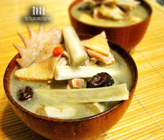 红枣牛蒡煲土鸡