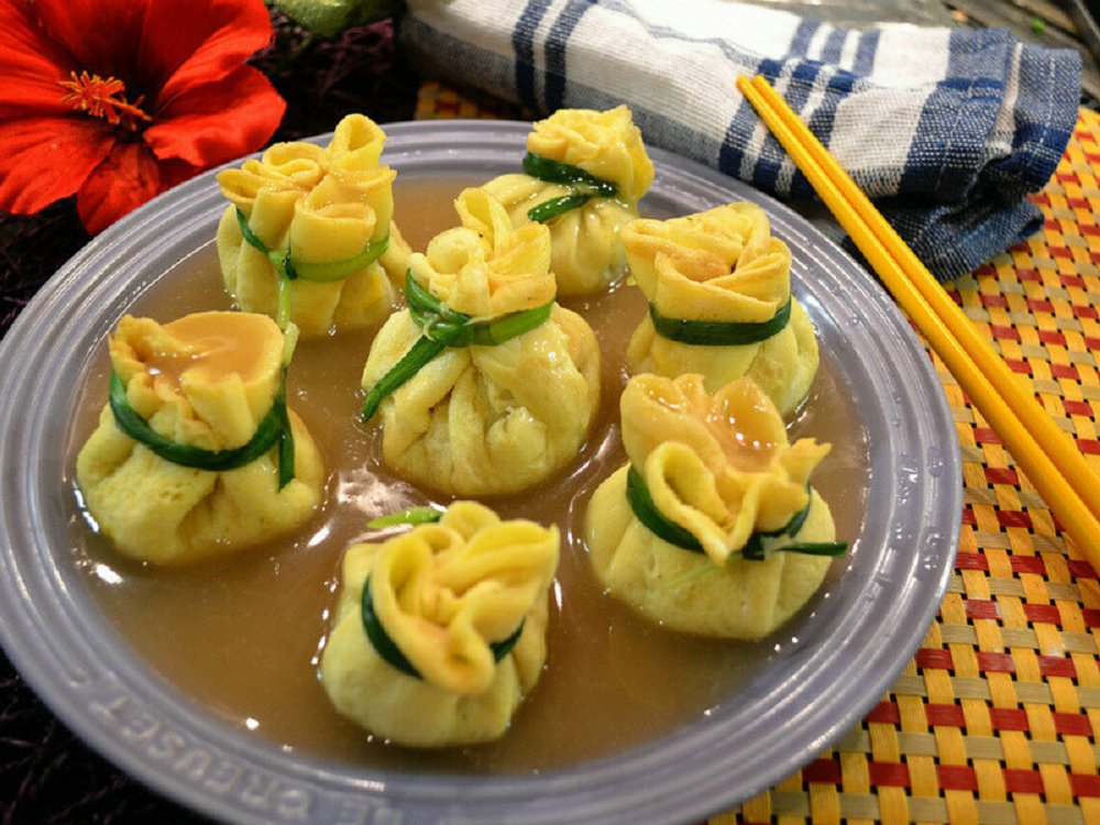 富贵菊花猪肉石榴球