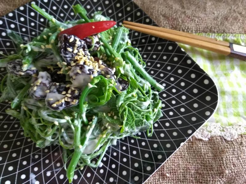 夏日凉拌佛手菜