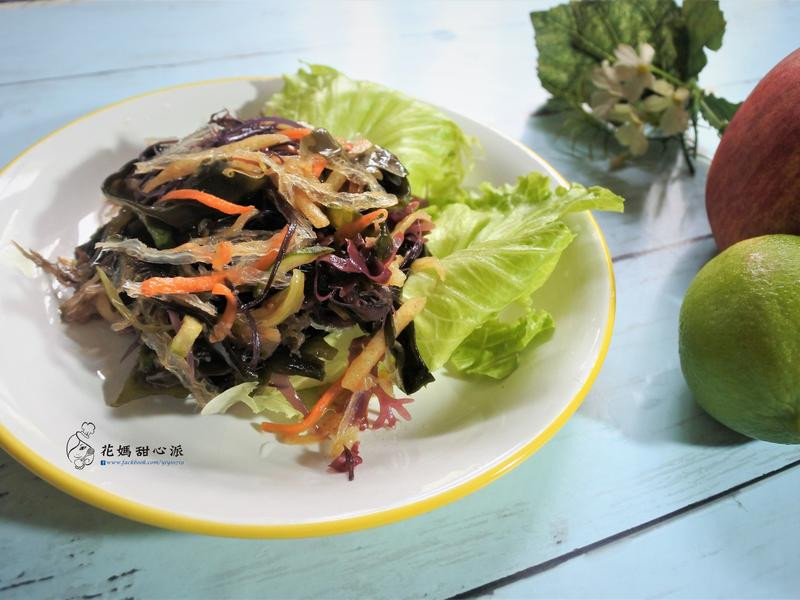 凉拌蔬果海藻丝