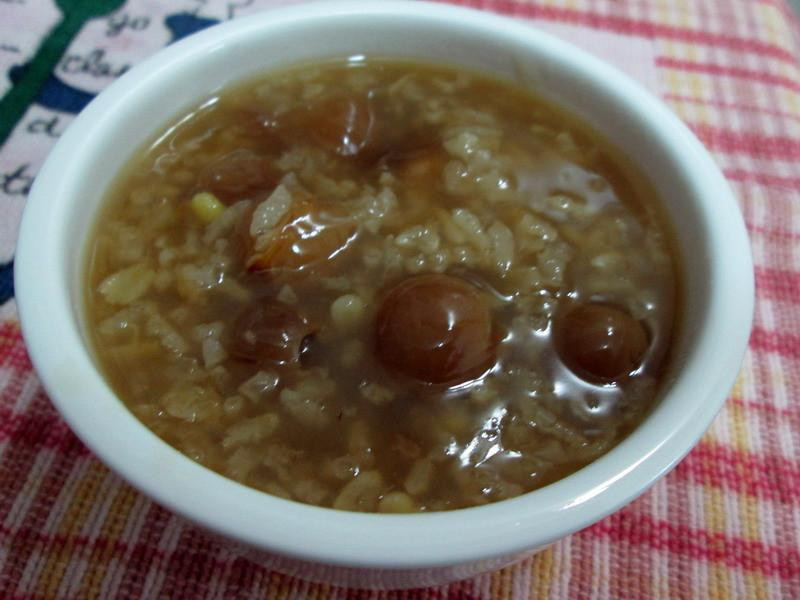 桂圆米糕粥