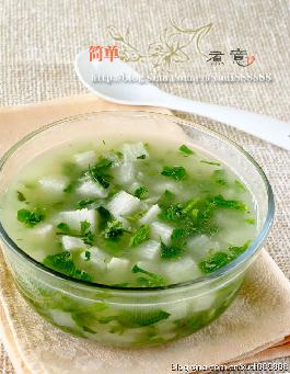 荠菜山药羹