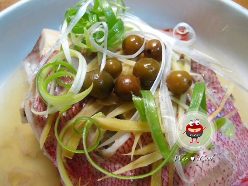 破布子清蒸鲢鱼肚