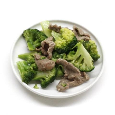 西兰花炒肉片的热量