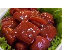五花玻璃肉的热量