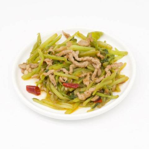 芹菜炒肉末的热量