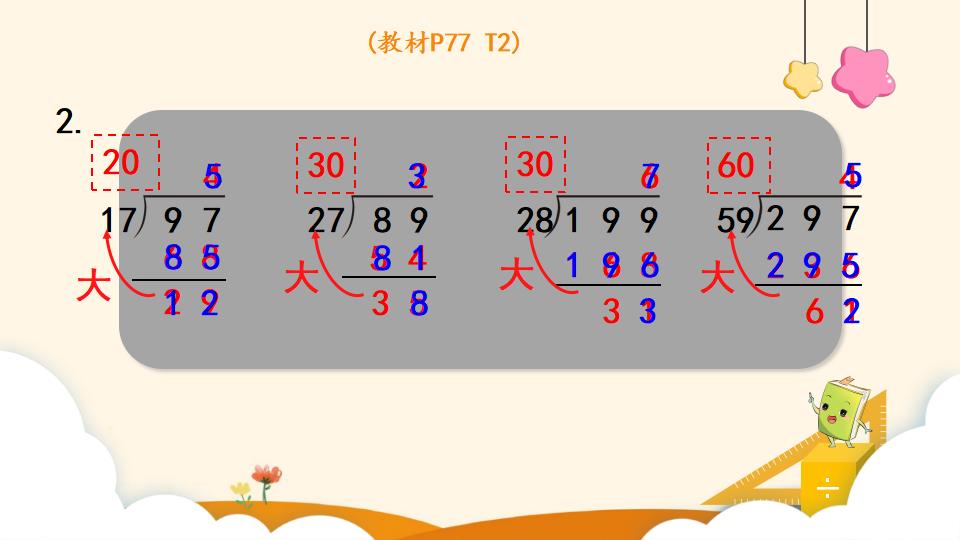四年级上册数学资料《用“五入”法试商 》PPT课件（2024年）共13页