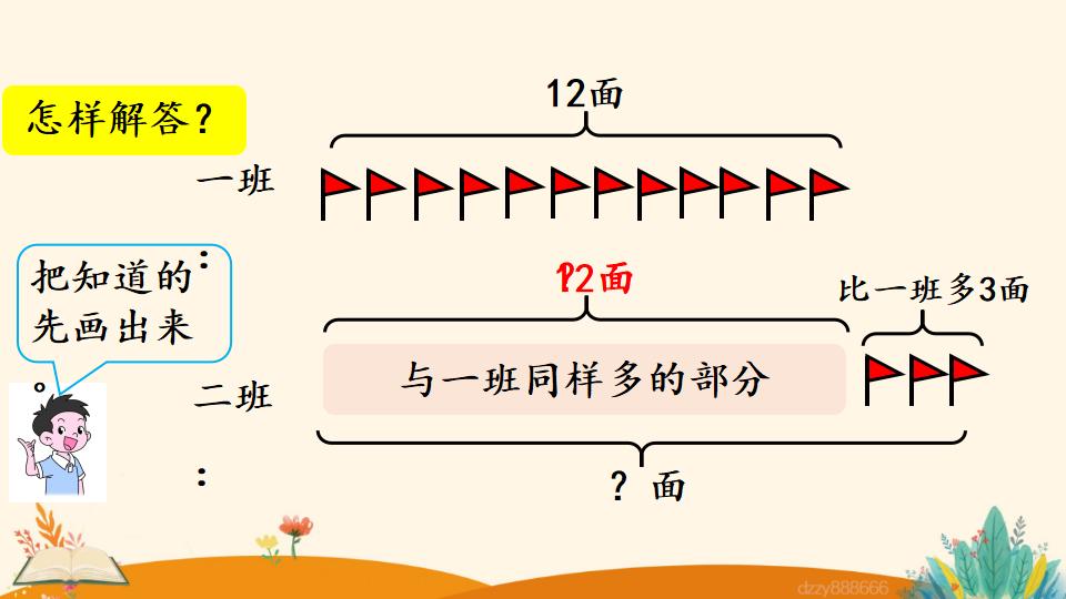 二年级上册数学资料《求比一个数多（少）几的数是多少》PPT课件（2024年）共23页