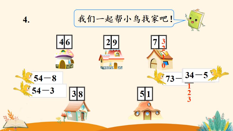 一年级下册数学资料《 两位数减一位数、整十数（2）》PPT课件（2024年人教版）共11页